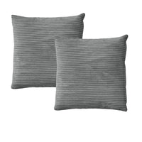 Alastairs Ruby Charcoal Pair of European Pillowcases