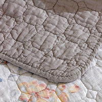 100% Cotton Lightly Quilted Coverlet Set Cassidy Queen 230 x 250 cm