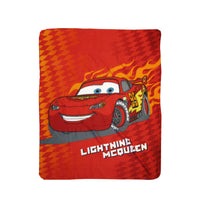 Lightning McQueen Printed Polar Fleece Throw Rug 130 x 160 cm