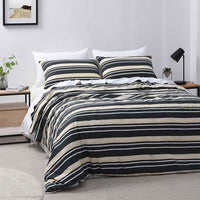 Jason Brighton Charcoal Quilt Cover Set Double