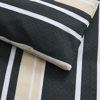 Jason Brighton Charcoal Quilt Cover Set Double