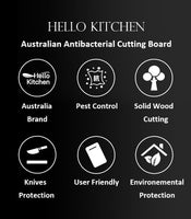 Hello Kitchen Premium Natural Camphor Laurel Cutting Chopping Board (Plain)