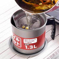 Justcook JSHS-YH0113-1 1.3L Oil Pot - Grey