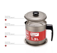 Justcook JSHS-YH0113-1 1.3L Oil Pot - Grey