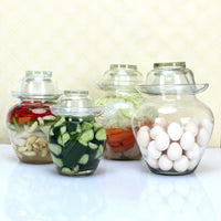 Premium Chinese and Korean Fermentation Pickle Glass Jar Kimchi Sauerkraut Canisters & Jars Huge 10L