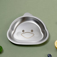 Kylin 304 Stainless Steel Duck Dinner Plate 15.8*17.7cm