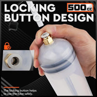 HORUSDY 500ML Oil Suction Syringe Style Manual Pump Oil Brake Fluid Extractor