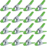 SWANLAKE 16-Pack 6-inch Strong Spring Clamps Set, Large Super Heavy Duty Spring Clamps Metal Anti-Slip Grip Handle - 2.5 inch Jaw Opening