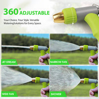 Garden Spray Gun Auto Rewind Wall Water Hose Mount Hose Reel 20M Retractable