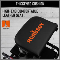 HORUSDY 2-in-1 Rolling Creeper Seat and Lying Board with 360° Swivel Casters for Garage Car Repair Workshop