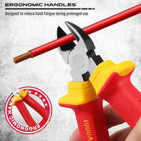 SEDY 14-Piece Insulated Screwdriver & PliersSet: VDE Insulated Set 1000V InsulatedElectrician Tool Set with Magnetic Phillips