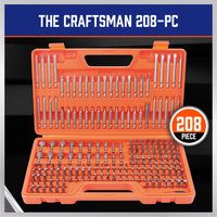 208-Piece Security Bit Set Screwdriver Key Hex Holder Tamper Proof Torx Adaptor