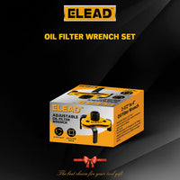 ELEAD Oil Filter Wrench Set Adjustable Oil Filter Removal Tool Automotive Use