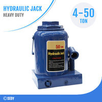 50 Ton Hydraulic Bottle Jack Car Lifter Manual Truck Caravan 4WD