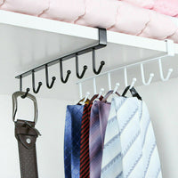 Under Cabinet Hanger 6 Hooks White