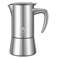 6 Cups Stainless Steel Moka Pot Coffee Maker