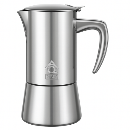 6 Cups Stainless Steel Moka Pot Coffee Maker