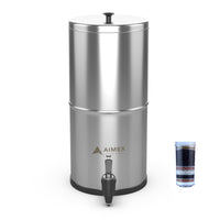 Aimex Water Stainless Steel 304 Water Filter System - 8 Stage