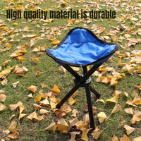 Folding Portable Beach Chair Fishing Stool Outdoor Lightweight Camping Chair - Green
