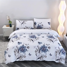 Dreamfields - Ever Floral Quilt Cover Set - (2pcs, King Single Size)