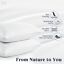Puredown Goose Down and Feather Pillow Inserts for Sleeping, 100% Cotton Fabric Cover Bed Pillows, Set of 2, White, King Size