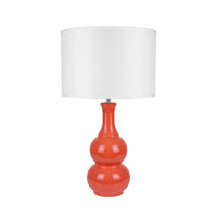 Pattery Barn Table Lamp - Orange