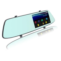 5 Lcd Touch Screen Rear View Mirror Car Recorder With Separate Camera