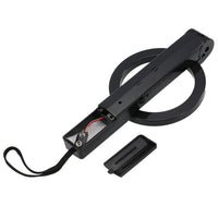 Portable Hand-Held Metal Detector - Folding Black