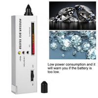 Silver Portable Moissanite / Diamond Tester - 9V Battery