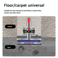 V-shaped Anti-tangle Floor Brush for Vacuum Cleaners - For Dyson V10 Slim / V12