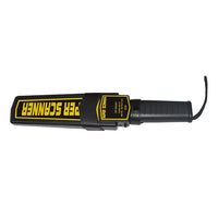 Hand-held Portable Metal Detector - Black