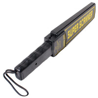 Hand-Held Portable Metal Detector - Black