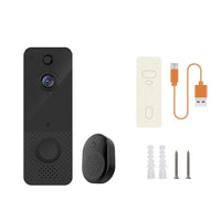 Wireless Wifi Video Doorbell With Night Vision And Ai Recognition - 720P - 1800 Mah