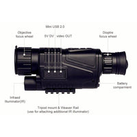 Usb Charging Infrared Monocular Telescope - Professional Night Vision