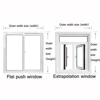 Double-layer Insulation Film for Indoor Windows - Windproof Soundproof Warm - 1.5x2.0m