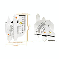 Stainless Steel Welding Ruler For Inspection - Measure Gauge