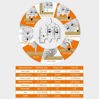 Stainless Steel Welding Ruler For Inspection - Measure Gauge