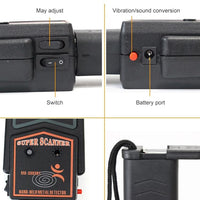 Black Super Scanner Wand Metal Detector - Md-3003b1
