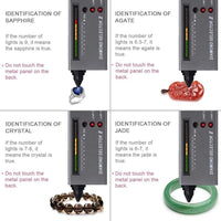 Led Diamond Selector with Battery Indicator - Black