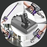 Extra Battery for Dyson V6 Handheld Vacuum - Replacement - 2.6Ah