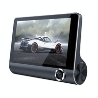 Hd 1080P Car Dvr With 3-In-1 Function And Wide Angle Night Vision - 4 Inch