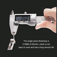 60 Degree Stainless Steel Thread Gauge - 51 Pieces