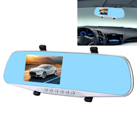 4.3 Inch Hd 1080P Rearview Mirror Vehicle Dvr With Screen Display