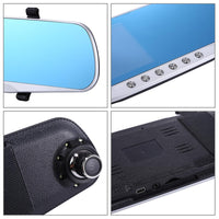 4.3 Inch Hd 1080P Rearview Mirror Vehicle Dvr With Screen Display