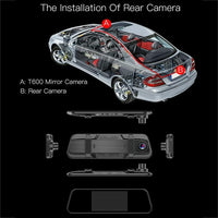 5.5 Ips Touch Screen Car Dvr - Ultra Hd 1080P