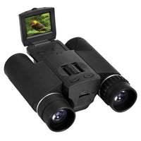 10x25 Zoom Binocular Telescope with Hd Digital Camera and 1.5 Lcd Screen - Black