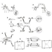 Computer Monitor Stand Accessories - Non-Hole Design