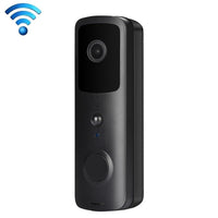 Wireless Smart Doorbell With Two-Way Intercom & Night Vision - Battery Powered - Black