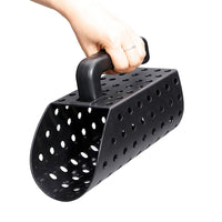 Black Metal Detector Scoop and Shovel Set for Digging