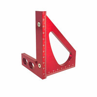 Aluminum Alloy 90 Degree Square Multi-function Ruler for Woodworking